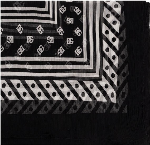 Dolce & Gabbana All-Over Logo Printed Scarf