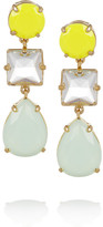Thumbnail for your product : J.Crew Island gold-tone crystal earrings