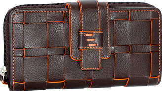Nino Bossi Wendi Woven Leather Wallet