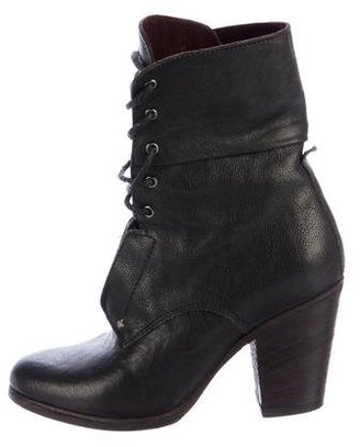 Rag & Bone Leather Lace-Up Boots