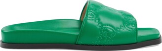 Gucci Women's GG Matelassé slide sandal