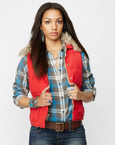 Thumbnail for your product : Denim & Supply Ralph Lauren Faux-Fur-Trimmed Down Vest