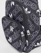Thumbnail for your product : adidas mini backpack in trefoil print