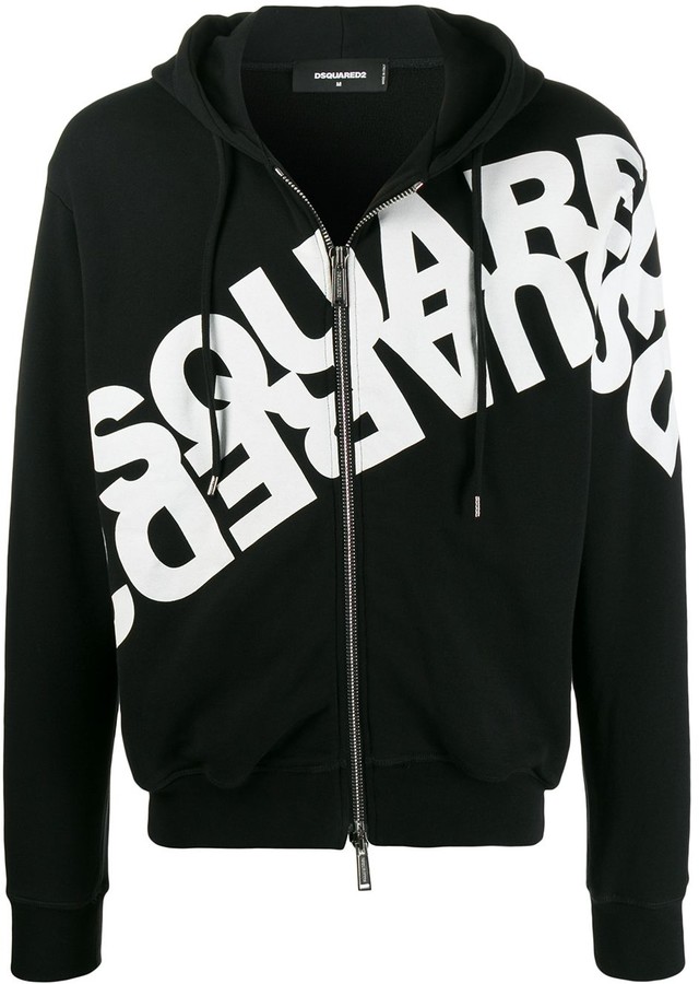 dsquared hoodie black