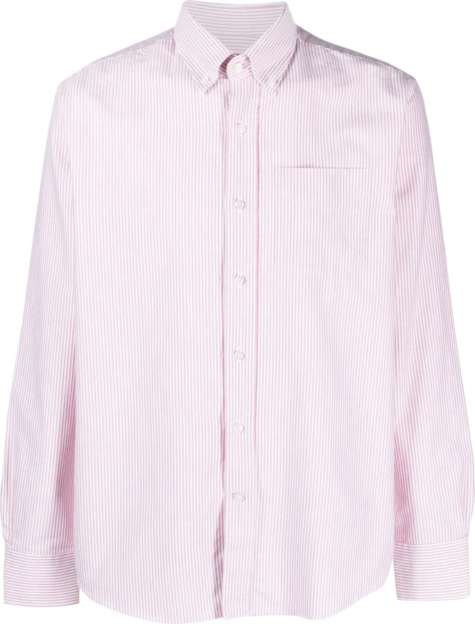 Deperlu Pinstripe-Pattern Cotton Shirt