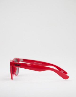 Vans Spicoli flat sunglasses in red