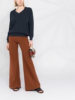 Thumbnail for your product : Brunello Cucinelli ribbed-knit V-neck jumper