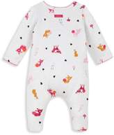 Thumbnail for your product : Catimini Baby Girl's Deer Print Footie