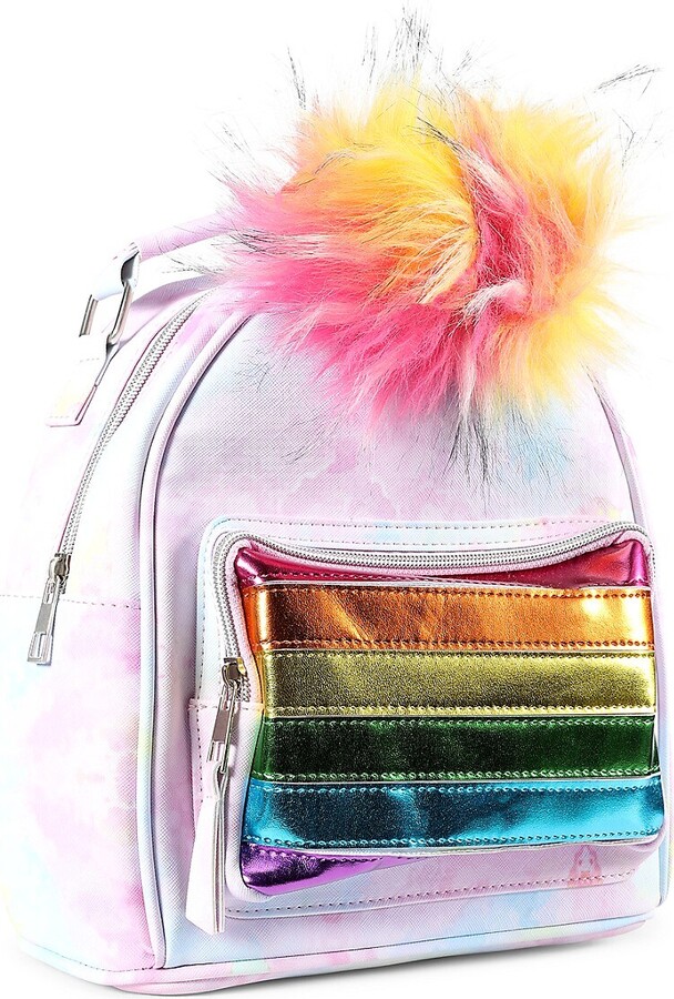 Under One Sky Kid's Faux Fur Rainbow Mini Backpack - ShopStyle Girls' Bags