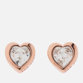 Thumbnail for your product : Ted Baker Women's Han Crystal Heart Earrings - Rose Gold/Crystal