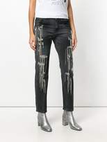 Thumbnail for your product : Amen bead and stitch detail jeans