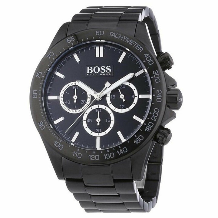 hugo boss black metal watch