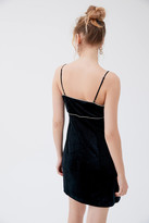 Thumbnail for your product : Urban Outfitters Sunny Velvet Empire Waist Mini Dress