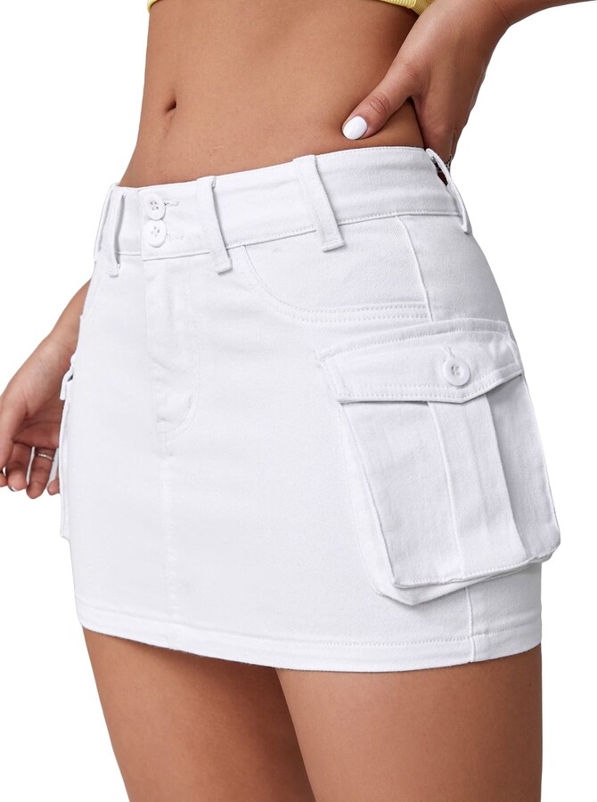 White Bodycon Skirt