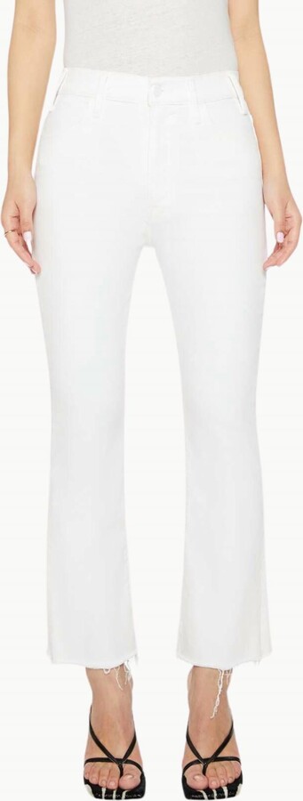 Mother Lil Hustler Ankle Fray Jeans In Fairest Of Them All