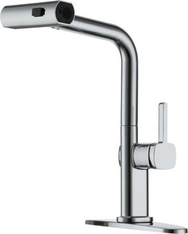 CASAINC Single Handle Pull Out Kitchen Faucet with Three-function Mode Sprayer