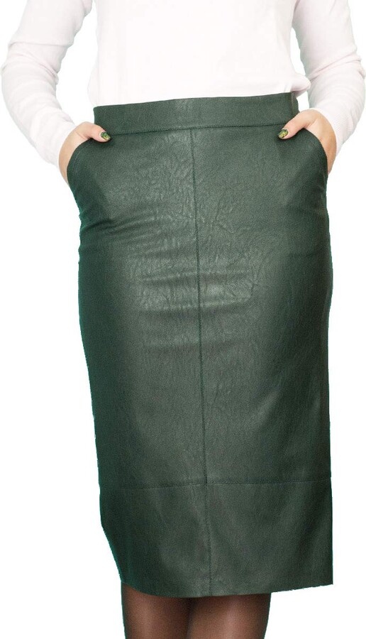 faux leather skirt size 20