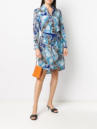 Diane von Furstenberg Chine silk shirt dress