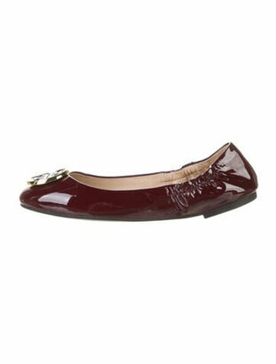Tory Burch Patent Leather Ballet Flats - ShopStyle