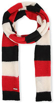 Thumbnail for your product : Diesel K-Bech striped scarf Red