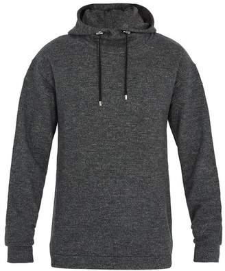 Balmain Hooded Wool Jersey Sweatshirt - Mens - Grey