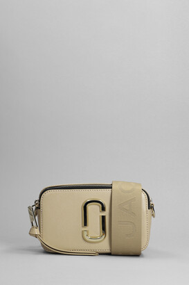 Marc Jacobs The Snapshot Shoulder Bag In Khaki Leather - ShopStyle
