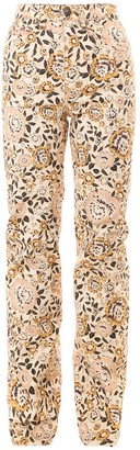 floral print jeans womens