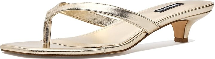 Nine West Cassa Women's Dress Sandals Gold : 5.5 M Faux Leather