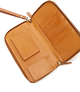 Thumbnail for your product : Cole Haan Croc Embossed Double Zip Wallet