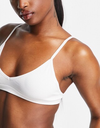 Cotton On Cotton:On seamless triangle bra in white - ShopStyle