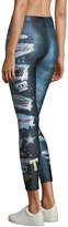 Thumbnail for your product : Terez Ripped Jeans Capri Performance Leggings