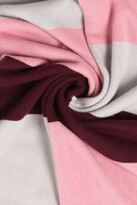 Thumbnail for your product : Chinti and Parker Striped wool and cashmere-blend scarf
