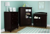 Thumbnail for your product : South Shore Moonlight Collection Armoire - Dark Mahogany