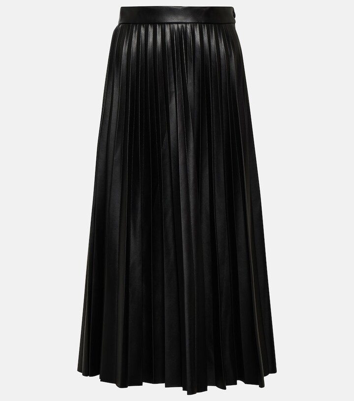 MM6 MAISON MARGIELA High-rise pleated midi skirt