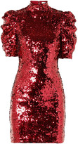 Thumbnail for your product : Alice + Olivia Brenna Sequined Tulle Mini Dress