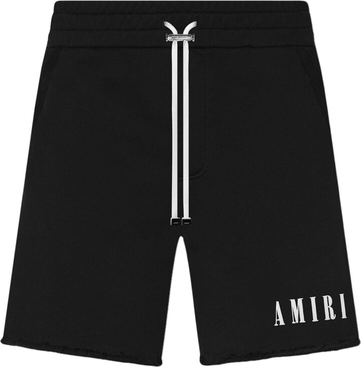 Amiri Shorts With Logo - Black - ShopStyle
