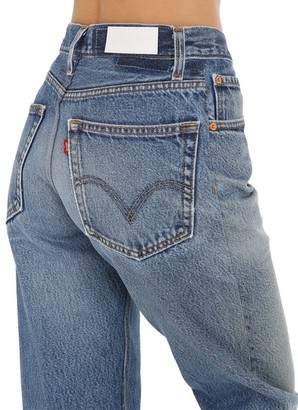 RE/DONE Loose Fit Destroyed Denim Jeans