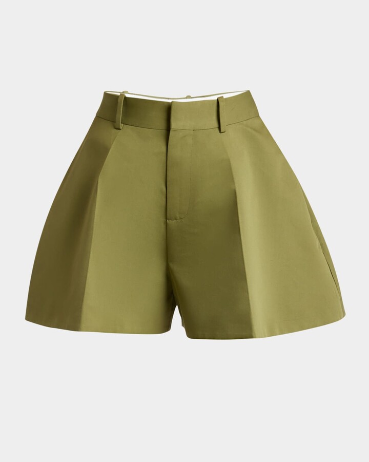 Loewe Trapeze Flared Mini Shorts