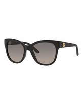 Thumbnail for your product : Gucci Sunsights Gradient Diamantissima Cat-Eye Sunglasses, Black