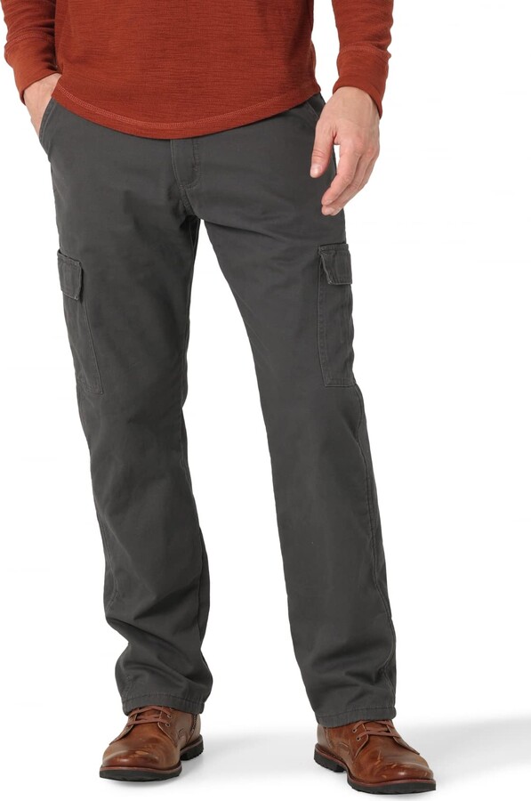 Wrangler Authentics Men's Fleece Lined Cargo Pant - ShopStyle Trousers