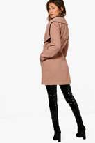 Thumbnail for your product : boohoo Belted Waterfall Coat