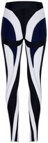 Thumbnail for your product : Thierry Mugler Eco Sport Spiral Panel Leggings