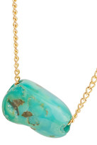 Thumbnail for your product : Melissa Joy Manning Net Sustain 14-karat Gold Turquoise Necklace