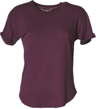Etoile Isabel Marant Crewneck Cuff-Sleeve T-Shirt