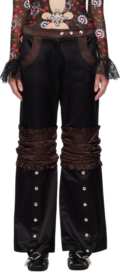 【CHOPOVA LOWENA】Black Slalom Trousers Men's Slalom Trousers – Chopova Lowena