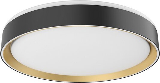 Kuzco Lighting Essex LED Flushmount Light in Black Size: Small