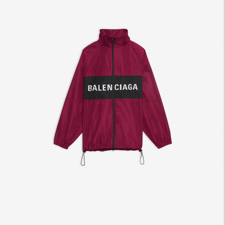 Balenciaga Logo ZipUp Jacket ShopStyle