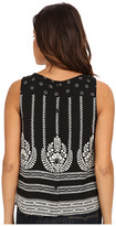 Thumbnail for your product : Christin Michaels Damask Dot Sleeveless Top