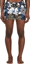 Thumbnail for your product : Marc by Marc Jacobs Navy Floral Swim Shorts