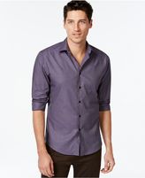 Thumbnail for your product : Vince Camuto Purple and Black Textured Print Shirt